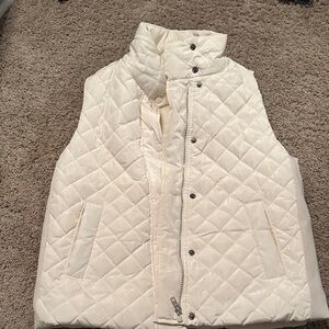 Ciso Quilted Cream Vest